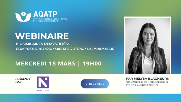 Formation : Biosimilaires démystifiés: Comprendre pour mieux soutenir la pharmacie
