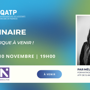 Webinaire – Thématique à venir